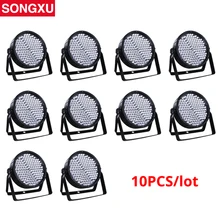 SONGXU 10 шт./лот китайский завод 186X10 мм Большой эффект шоу RGBW светодиодный пластиковый Par свет светодиодный Par Светильник-банка/SX-PL18610