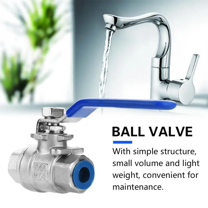 Небольшой Соленоидный клапан 304 из нержавеющей стали Двухсекционный шаровой клапан без штока шаровой клапан 14 NPT 1000WOG электромагнитный клапан valvula