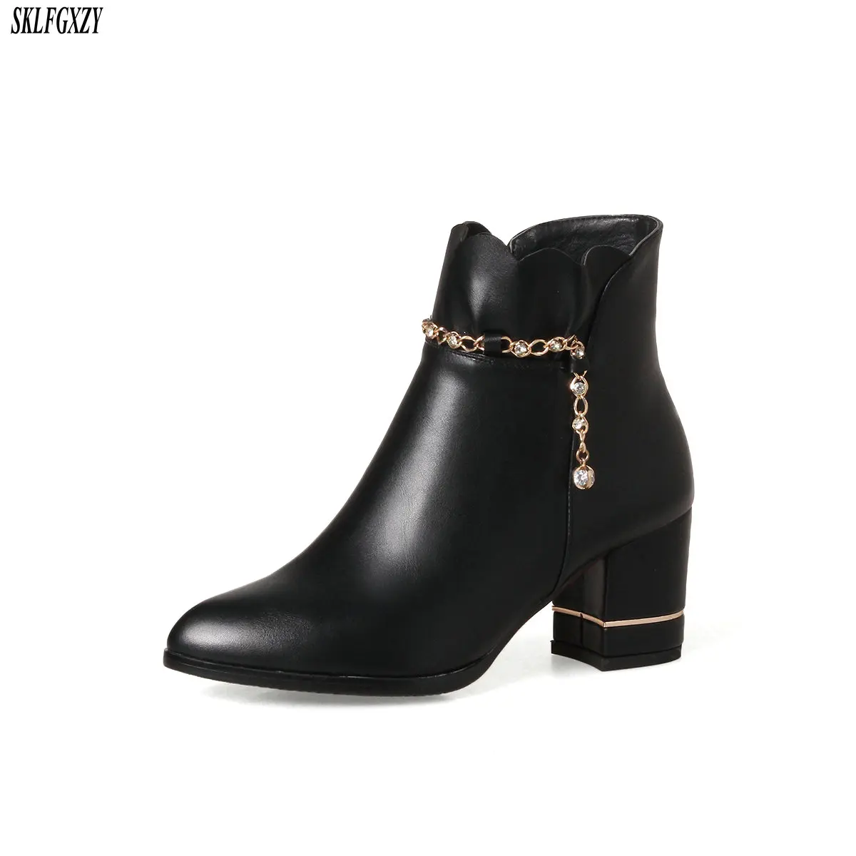 

2018 new autumn women's boots women's boots European fashion comfortable women's shoes size 34-43