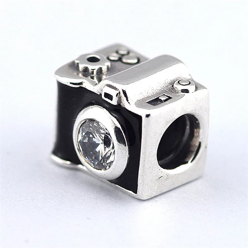 Necklace Camera Fine Charms Charm Bracelets SILVER SLR