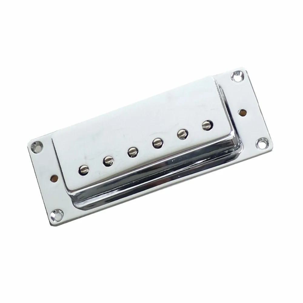

Free Shipping 1set Chrome color N&B Ceramic Mini LP Humbucker Guitar Pickups with Metal Rings