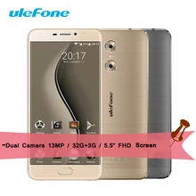 Ulefone Gemini Smartphone MT6737T 1.5GHz Quad Core Android 6.0 32G ROM 3G RAM 5.5 Inch OTG Mobile Phones 13.0MP Front Touch ID