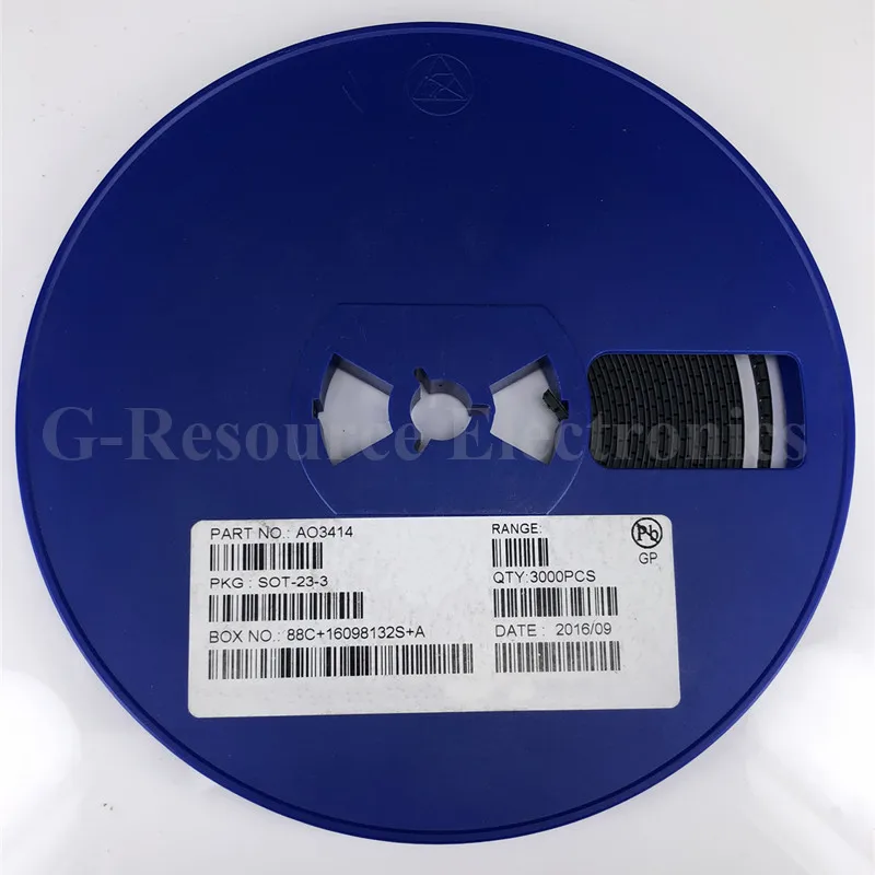 Original Electronic Component Power IGBT Transistor 50pcs AO3414 A0LA X0RB SOT-23 N-Channel SMD mosfet transistor New