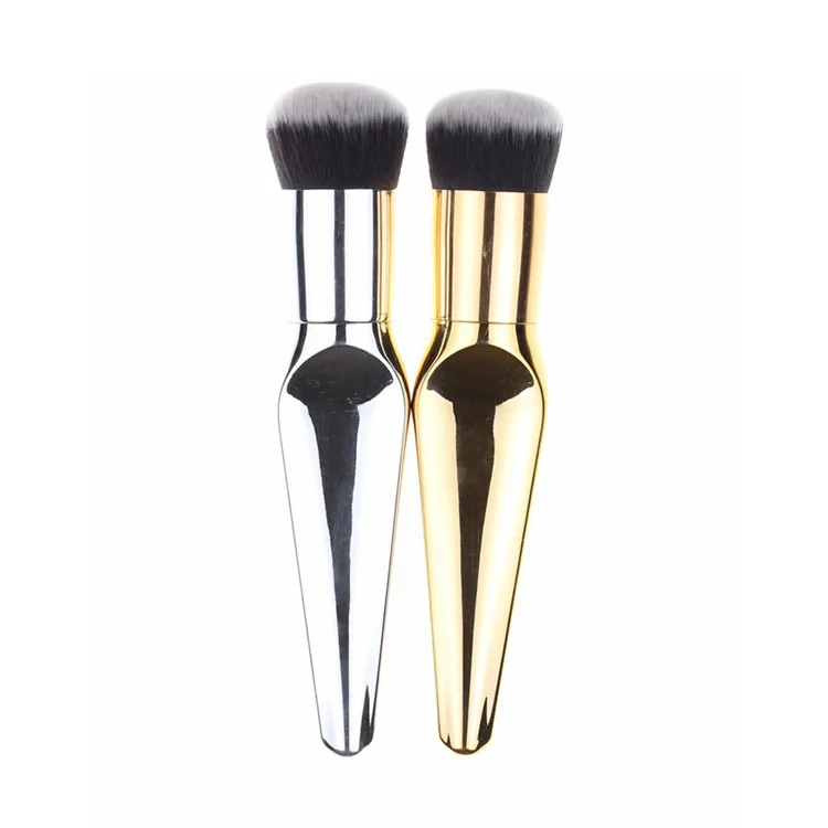 

Fishtail Foundation Brush Golden Makeup Brush BB Brush Small Fat Single Face Brushes Makeup