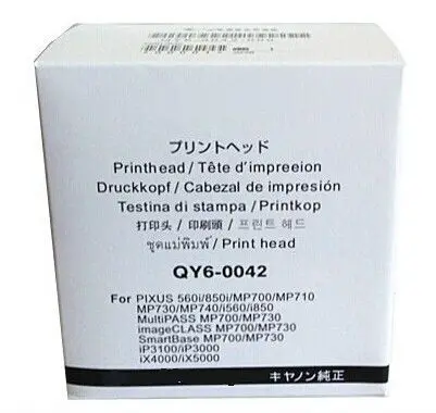 Оригинальная печатающая головка QY6 0042 струйная для Canon iX4000 iX5000 iP3100 iP3000 560i 850i MP700 MP710