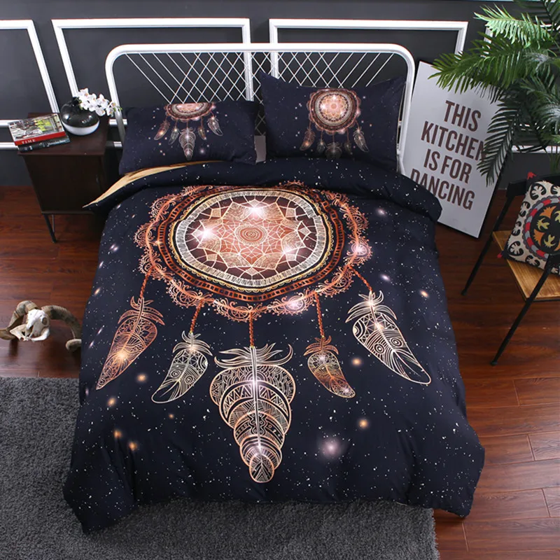 Комплект постельного белья Yi chu xin Galaxy в стиле Ловец снов королевский комплект