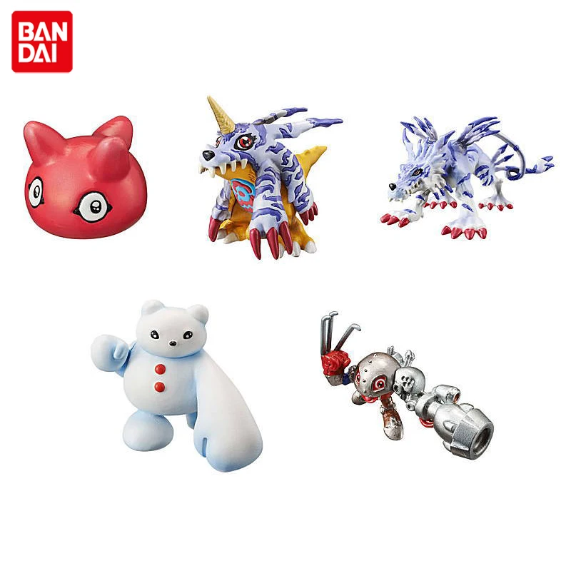 PrettyAngel-Подлинная Bandai Digimon Digital Monster Capsule Mascot коллекция Ver. 4,0 мини-фигурка из 5 шт