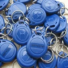 РЧ идентификационные бирки, идентификационные бирки контроля доступа, Близость EM карты брелок 125 кГц, Форма карты, брелоки, мин: 2000 шт