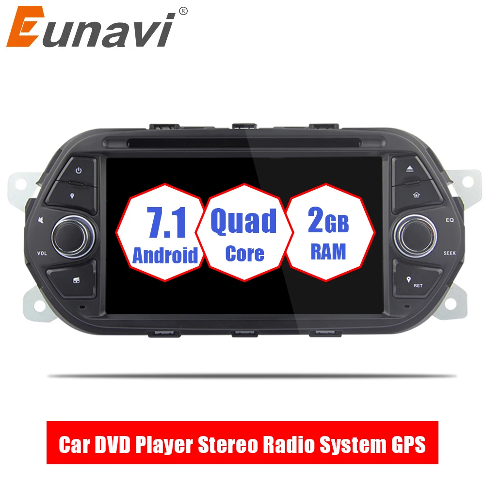 Eunavi 7'' Quad Core 1024*600 1 Din Android 7.1 Car DVD Player For Fiat Tipo Egea 2015 2016 2017 Auto Radio Stereo with gps wifi Eunavi 7'' Quad Core 1024*600 1 Din Android 7.1 Car DVD Player For Fiat Tipo Egea 2015 2016 2017 Auto Radio Stereo with gps wifi