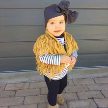 Infantile Fille Gland Chandail Cardigan Enfants Bébé Fille Tricoté Jumper Porter Suéter Infantil Enfant Manteau Survêtement Pour Le Printemps Automne