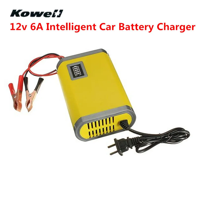 Cheap Car Battery Charger KOWELL New 6A Car Battery Charger 12v