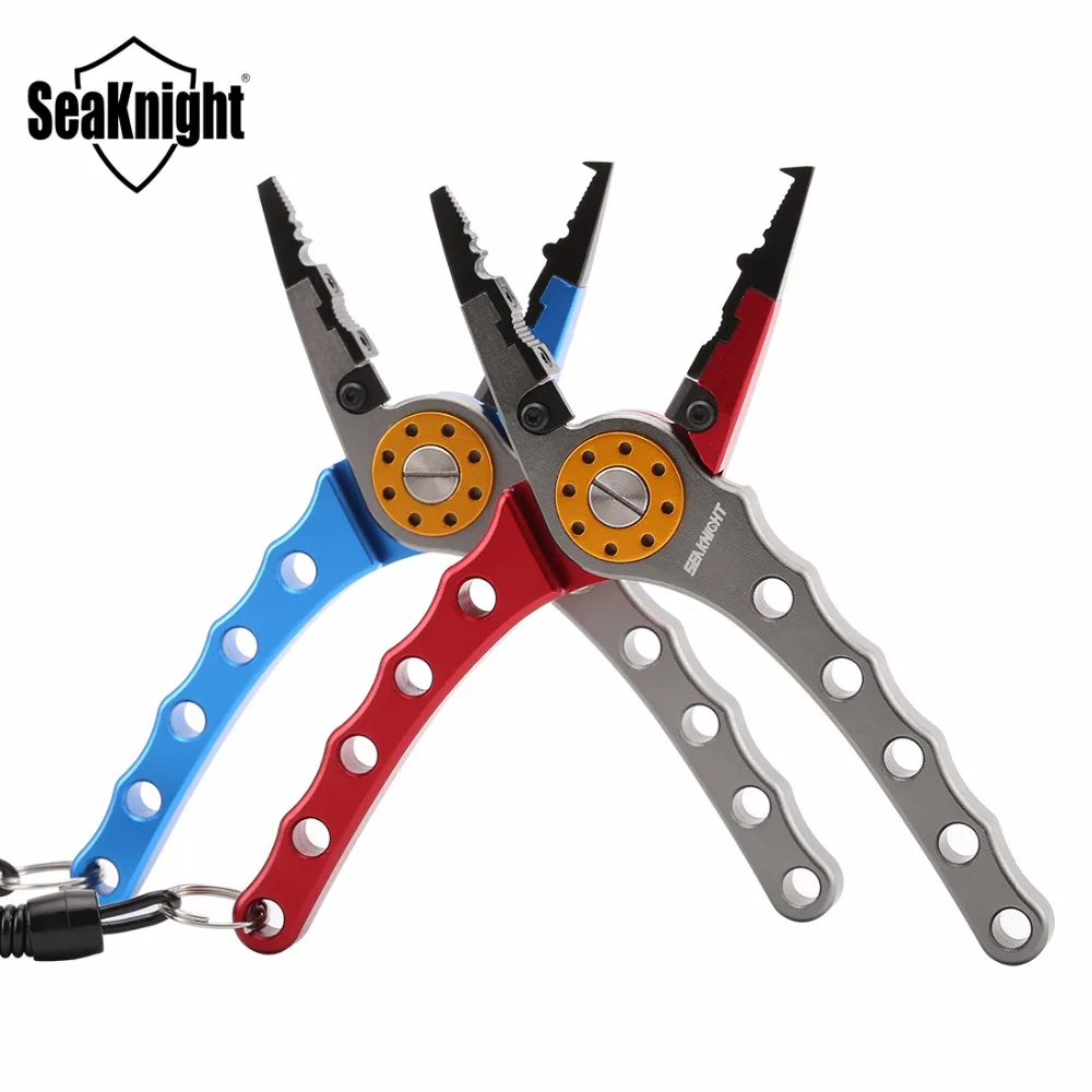 Многофункциональные алюминиевые плоскогубцы SeaKnight SK001 + складной рыболовный
