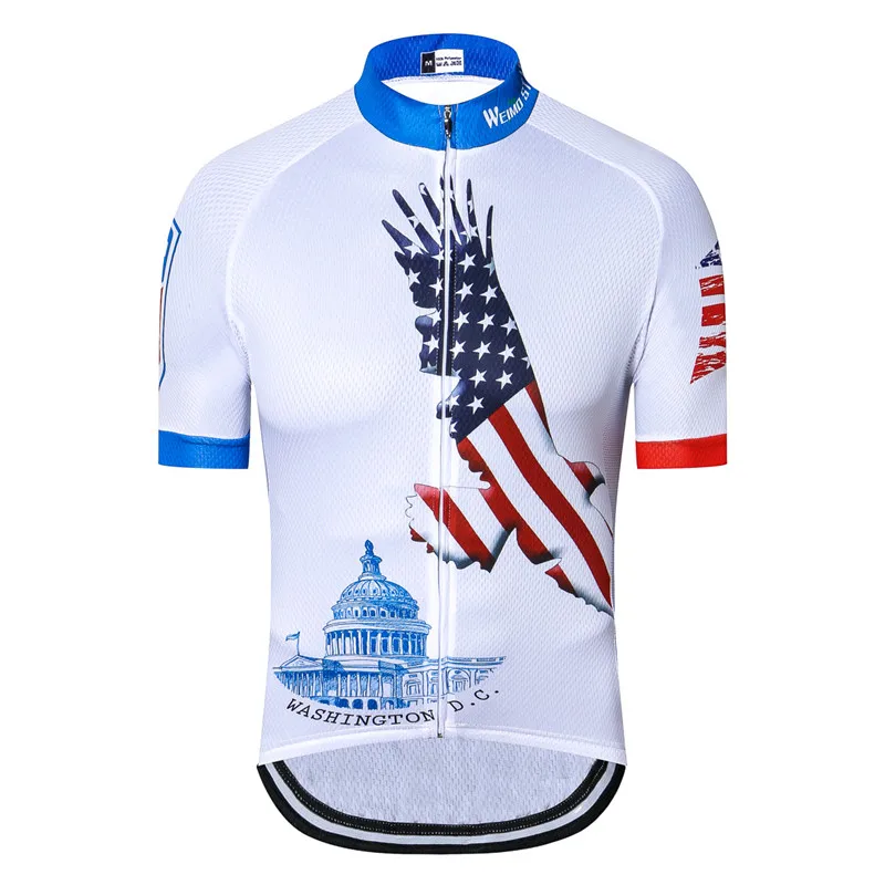 Weimostar США стиль pro Team велосипедная одежда Летние Короткие MTB дышащая велосипедная куртка майка для велогонщиков рубашка Ropa Ciclismo
