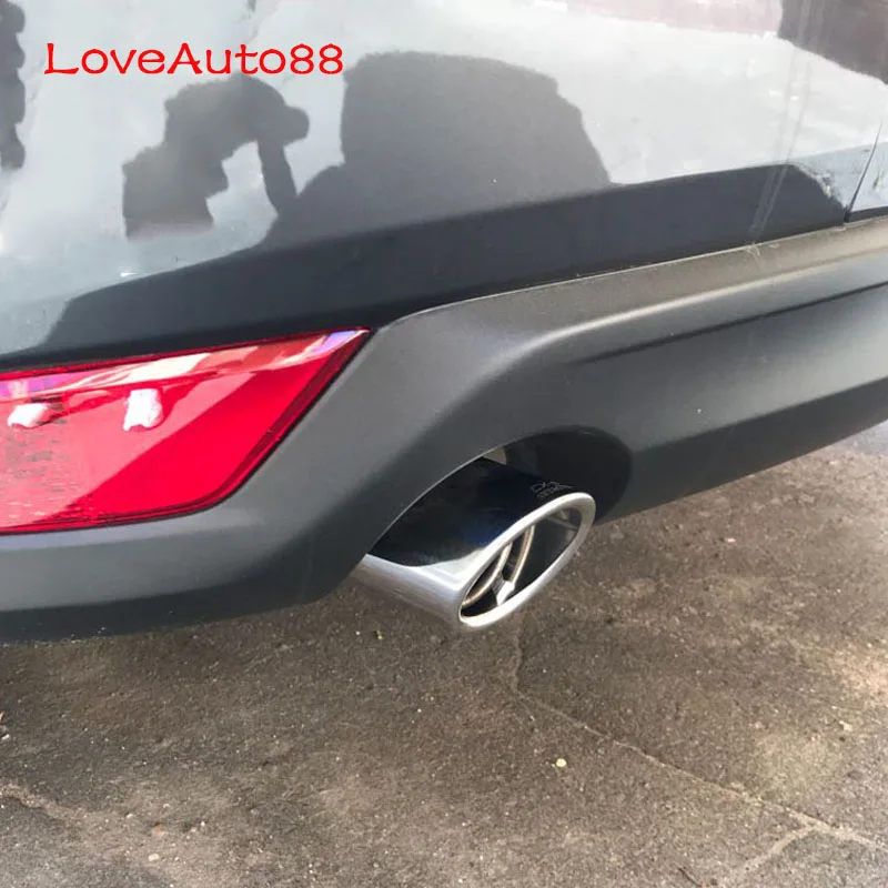 

Car Auto 2pcs Exhaust Muffler Tip Stainless Steel Pipe Chrome For Mazda CX-5 KF 2017-2019 Auto accessories Car styling