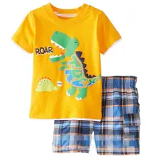 Рекламные товары, детские пижамы Летняя короткая Домашняя одежда с рукавами, детские пижамы, белье для детей, детская одежда для сна, gf