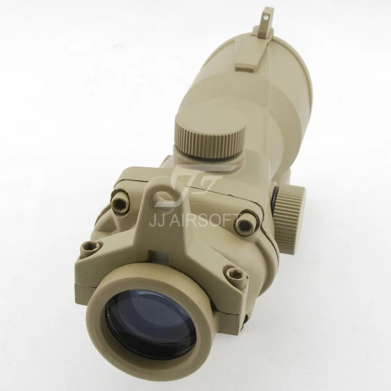 JJ страйкбол ACOG Стиль 4x32 прицел с Killflash/Kill Flash(Tan)(ePacket/HongKong Post Air Mail