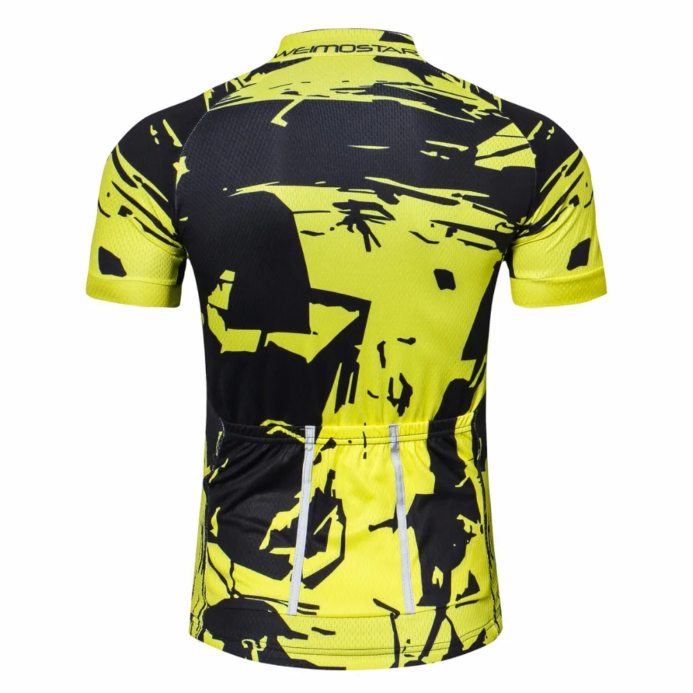 2018 الأصفر برو فريق الدراجات جيرسي ropa ciclismo جاف سريعة الرياضة جيرسي الدراجات دورة دراجة ارتداء الملابس جيرسي