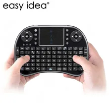 HOT Mini Wireless Keyboard Air Mouse i8 2.4G USB QWERTY Keyboard With Touchpad Teclado For PC Laptop Android TV BOX Xbox360