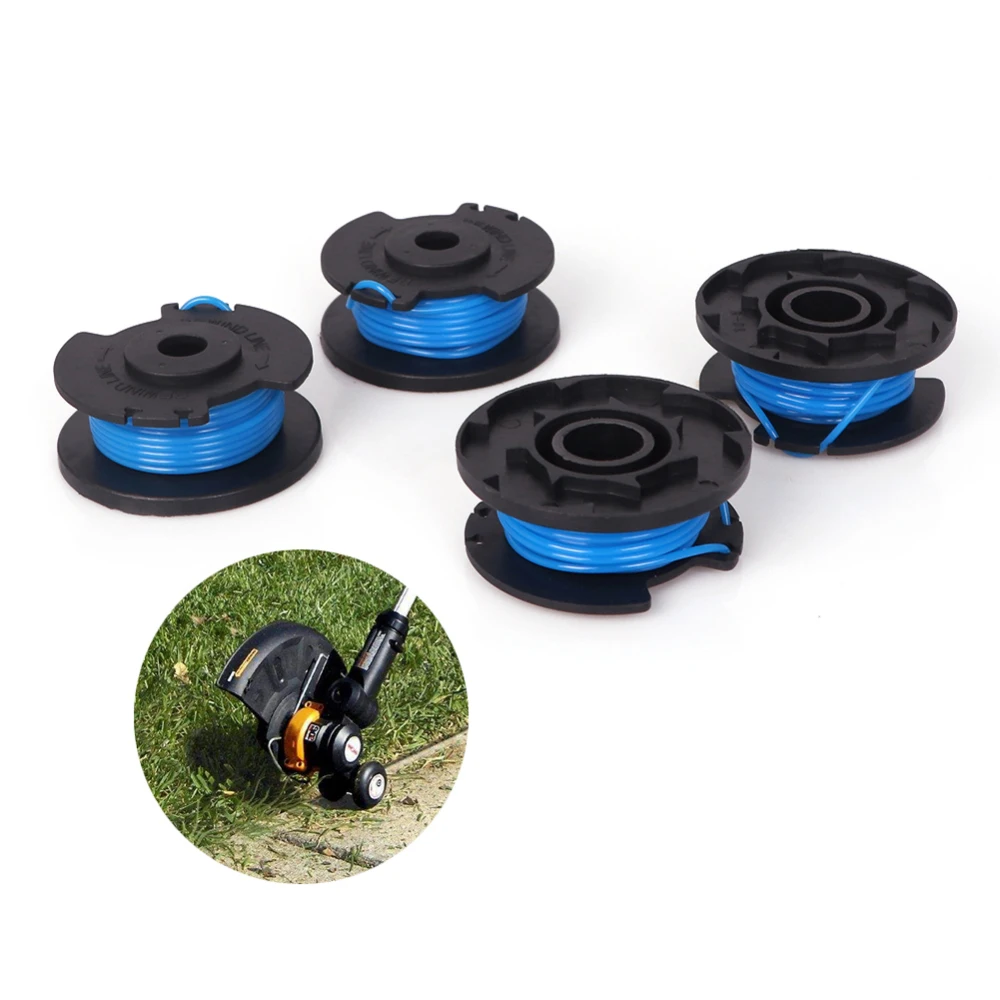 4 шт./компл. линейный триммер сменные катушки, совместимые с Ryobi Spool, чтобы ударить травяную головку газонокосилки аксессуары