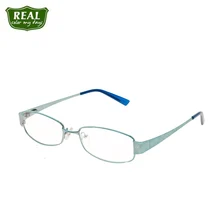Настоящие модные винтажные металлические очки для чтения для женщин, очки для близоруких, квадратные очки с оправой, оптические очки по рецепту