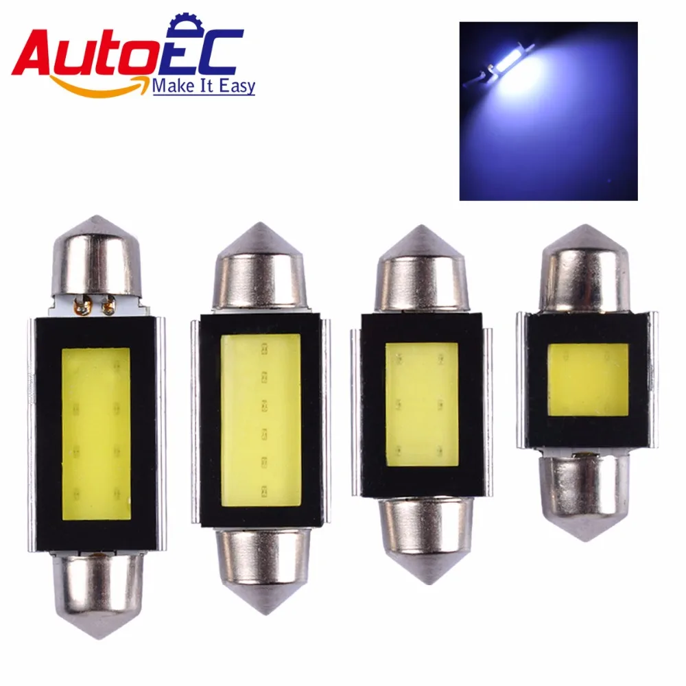 

AutoEC 2x яркий 4 Вт высокомощный Canbus c5w Festoon 31 мм COB светодиодный Автомобильный интерьер автомобиля купольная светильник ь номерной знак свет # LK147