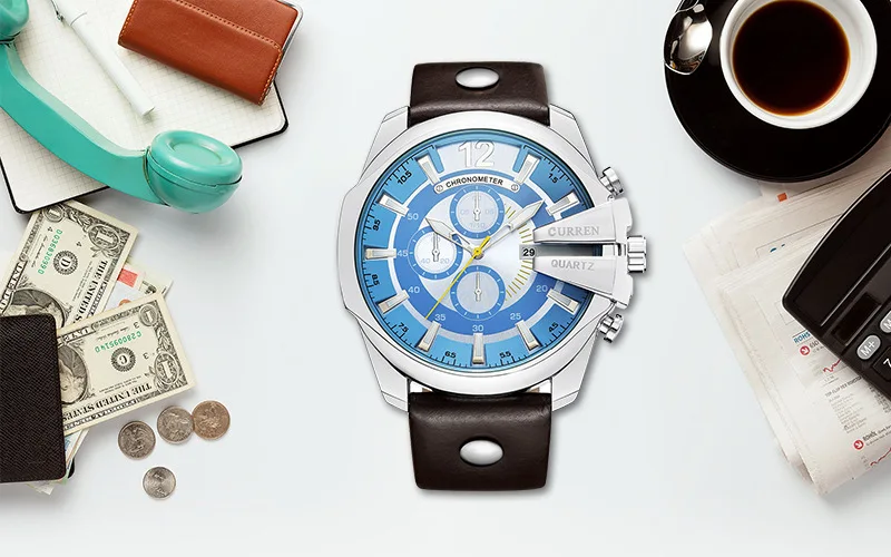 Fashion Watches Super Man Luxury Brand CURREN Watches Men Women Men's Watch  (4)