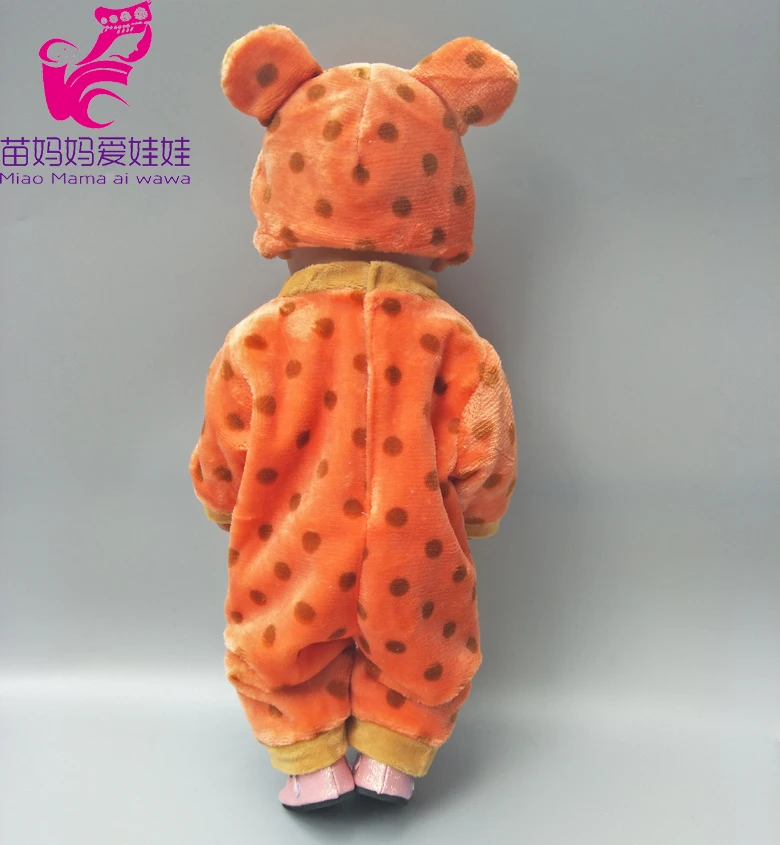 Кукла зимняя одежда подходит для 17 дюймов кукла Китти комплект одежды для 40 см Reborn Baby Doll пальто с капюшоном костюм для игрушек