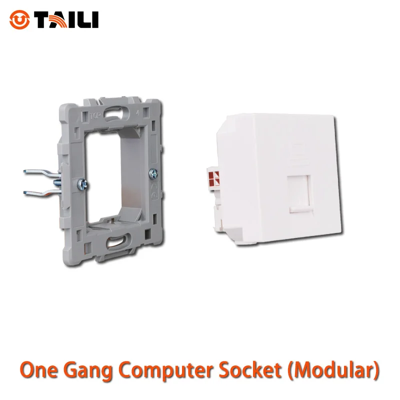 TAILI DIY розетка механизм RJ45 компьютерная компьютерный выход модуль розетки