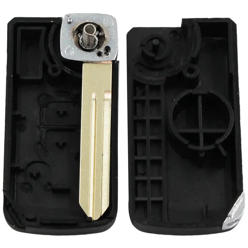 3 кнопки складной откидная оболочка ключа дистанционного управления чехол умный корпус для ключей от автомобиля крышка Uncut Blade для Nissan Micra 350Z Pathfinder, Navara
