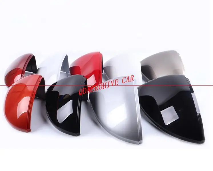 

QDAEROHIVE Side Mirror Covers Caps chrome door mirror cover high quality car styling for Volkswagen golf 7 golf 7.5 2014-2018