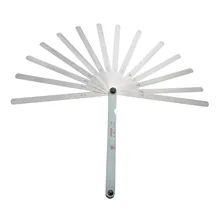 DRELD 1 шт. метрические щупы из нержавеющей стали для измерения зазора 14 шт. лезвия 200 мм 0,05 до 1 мм измерительные и измерительные инструменты