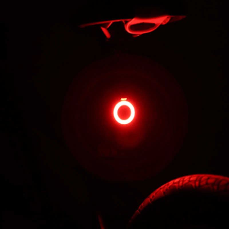Sale USB Rechargeable Bicycle Rear Light Red COB LED Taillight Safety Warning Tail Lamp Cycling Bycicle Light 14