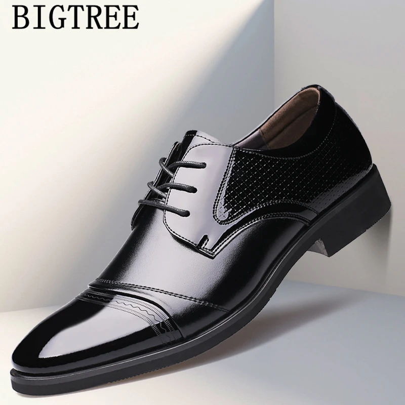 

coiffeur patent leather shoes men formal luxury italian brand oxford shoes men classic black office shoe for men erkek ayakkabi