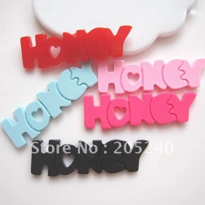 

20pcs Mixed 5colors Cute Resin Honey Phone Accessory DIY Decoration