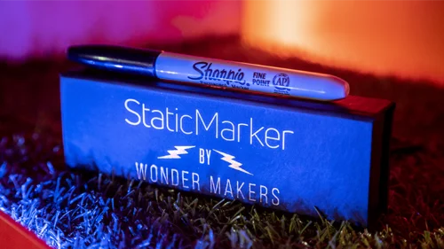 

Static Marker By Wonder Makers (Gimmicks and Online Instructions) Illusions Magic Tricks Mentalism Street Magia Profesional