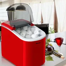 HZB-12/машина для льда автоматические коммерческие Бытовые небольшой чайный магазин 15 кг Настольный ручной круглый льдогенератор