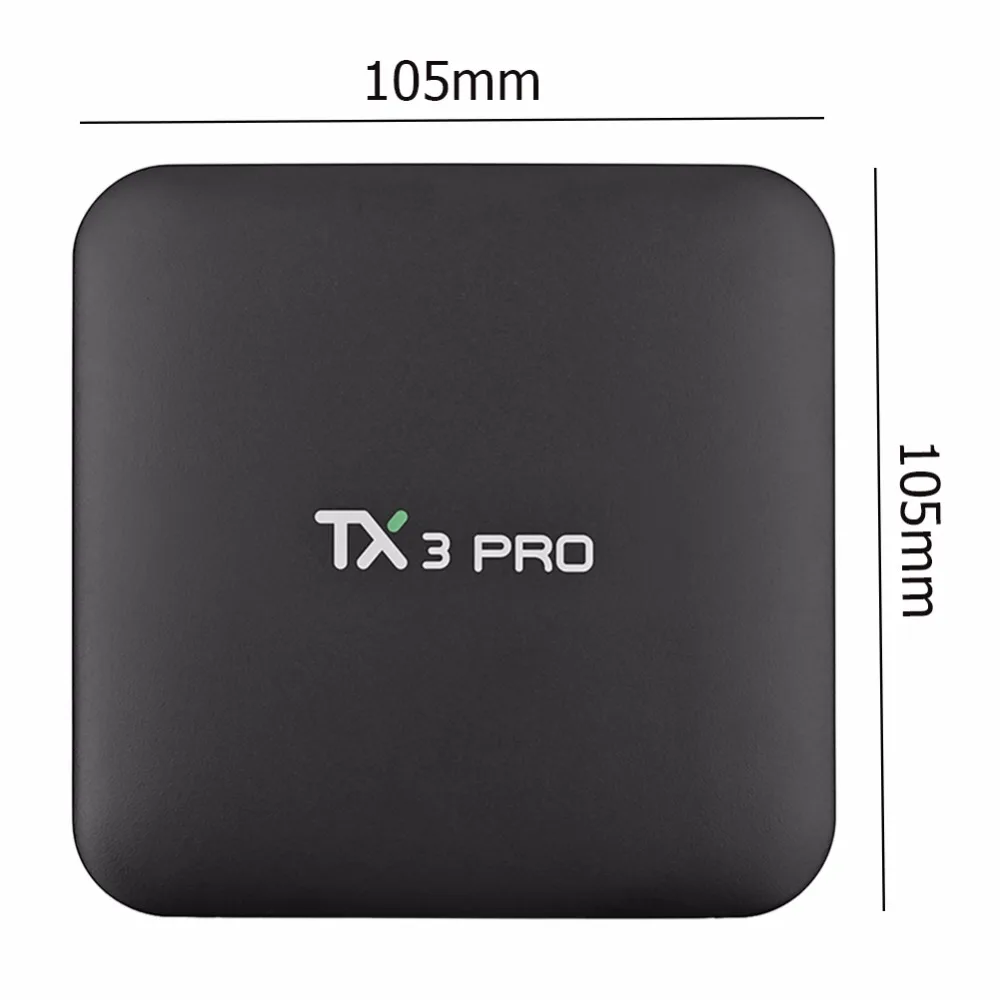 TX3 PRO Android 7,1 Smart ТВ Box Amlogic S905W 4 ядра 2,4G Wi-Fi Penta core Мали-450 750 МГц 4 K H.265 телеприставки Media Player