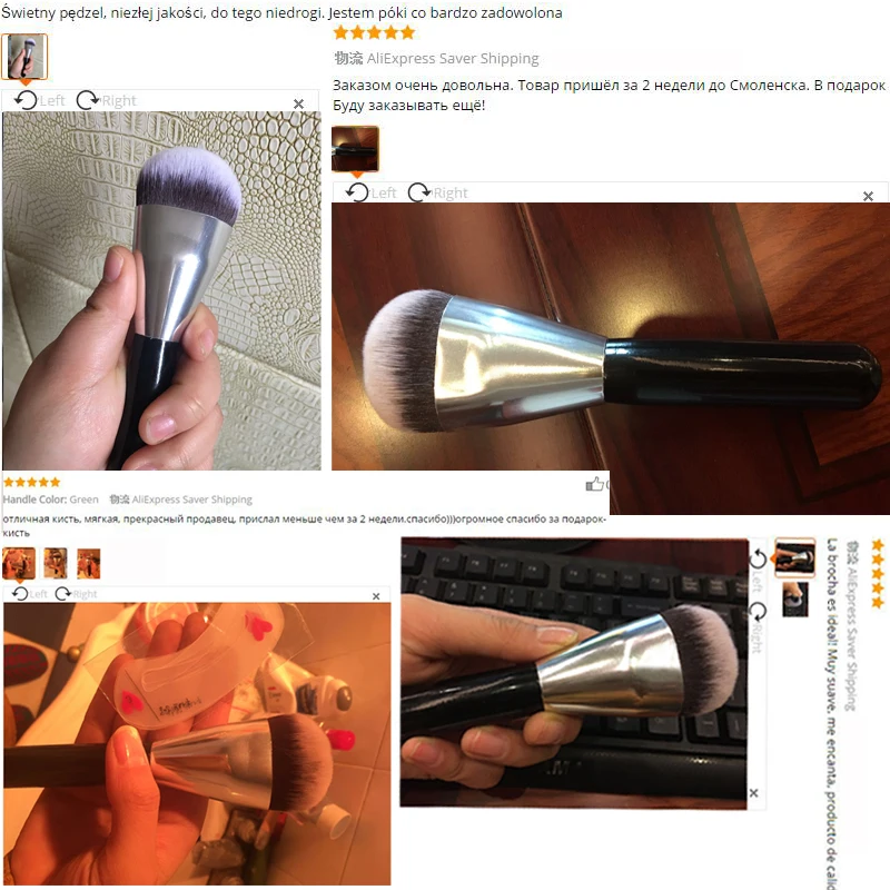 HMQ Contour Pro кисть Kabuki лучшая для основы кисти макияжа быстрые косметические