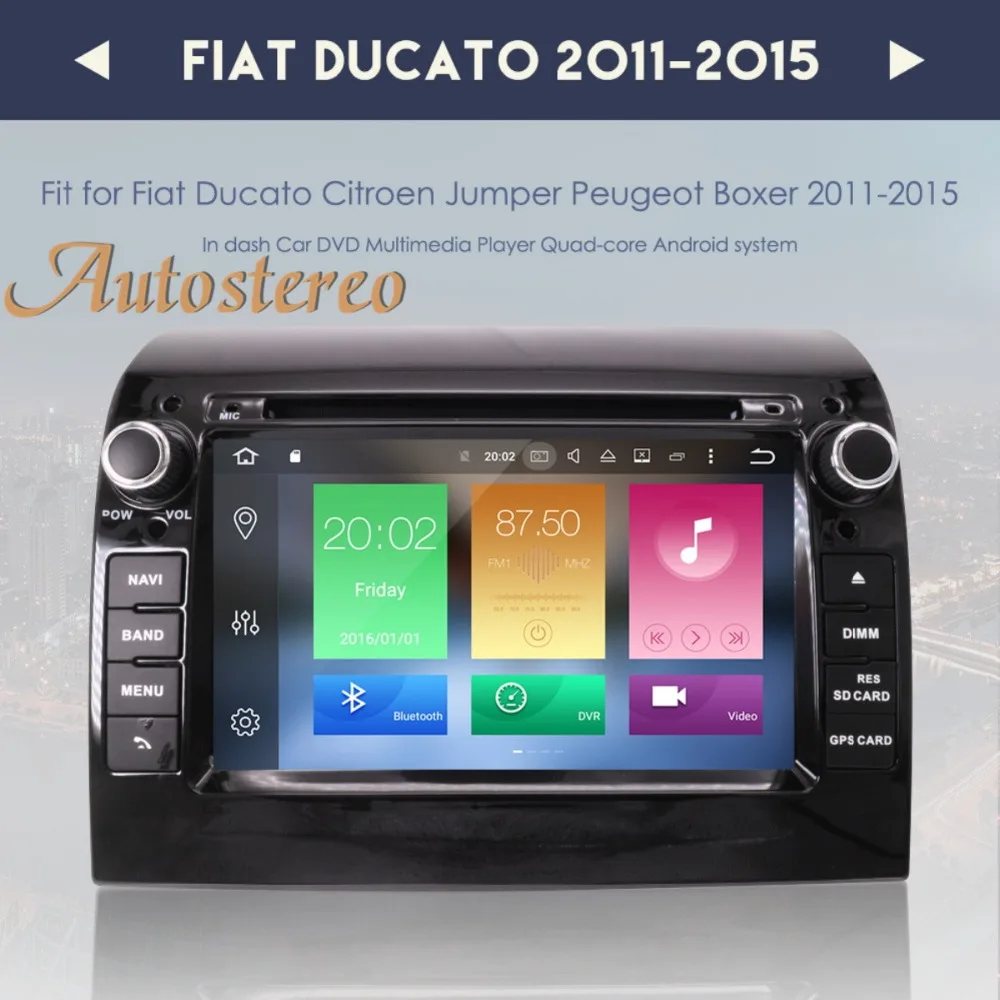 Sale DSP Android 9 Car DVD Player GPS Navigation For FIAT DUCATO/CITROEN Jumper/PEUGEOT Boxer 2006+ multimedia radio tape recorder HD 2