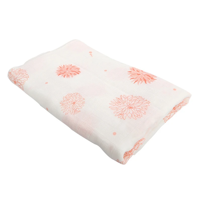 100% бамбуковое волокно муслиновое детское одеяло пеленает мягкие одеяла для новорожденных банное марли младенческой спальные