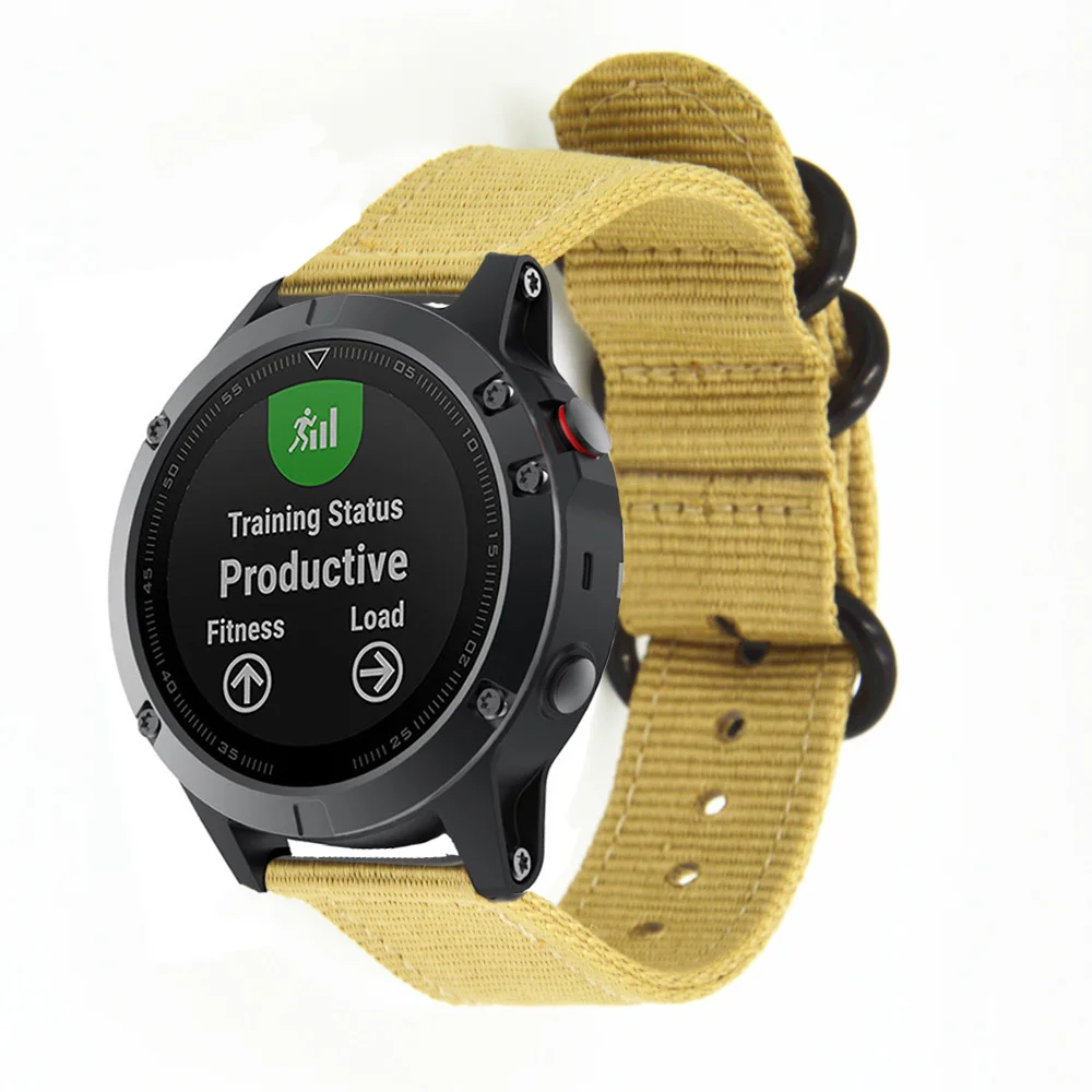 Модный Цветной тканый нейлоновый браслет для Garmin Fenix 5 X5S ремешок часов фитнес