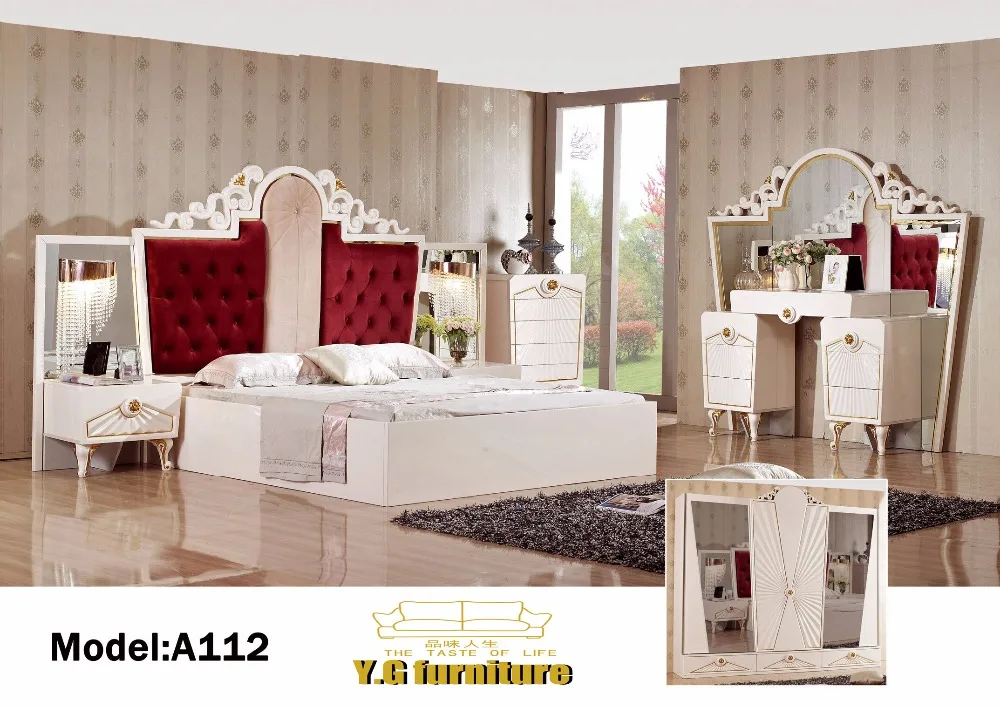 Muebles دي dormitorio الأعلى موضة 2018 شحن مجاني! الموضة الحديثة نوم مجموعة الأثاث جيد قوليتي ترويج رخيصة الثمن