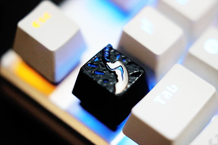 1 шт. металлический колпачок для dota2 Keycap для DOTA механическая клавиатура ESC Keycap оцинкованный алюминиевый сплав R4 Keypress