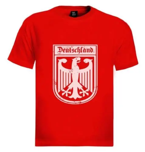 دويتشلاند ألمانيا النسر كريست تي شيرت الألمانية لكرة القدم العلم كرة القدم مهرجان أكتوبر بارد عارضة فخر t قميص الرجال شحن مجاني
