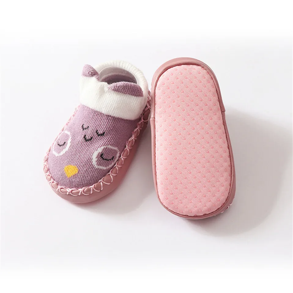 Baby Socks With Rubber Soles Animal Pattern Infant Foot Sock For Newborn Spring Kid Floor Socks Shoes Anti-Slip Soft Sole Sox