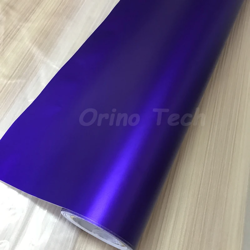 Purple Satin Metallic Chrome Vinyl Film Wrap-5