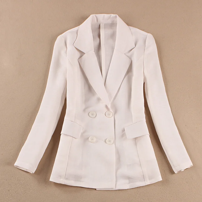 Women's trouser suit High quality casual long sleeve blazer Pants suit white suit office suit 2019 new women's clothing
