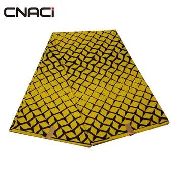 

CNACI African Ankara Fabric Veritable Real Wax African Wax Print Fabric Women Party Dress Ankara Dress Styles 6 Yards Patchwork