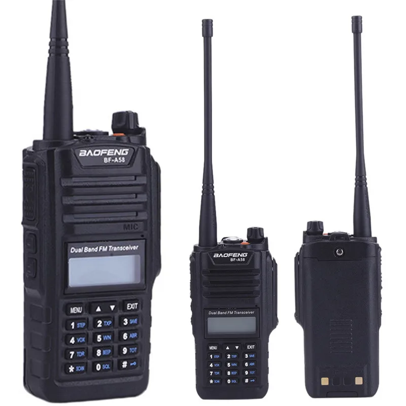 Lastest font b walkie b font font b talkie b font baofeng uv a58 Anti Dust