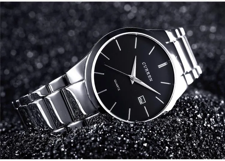 2018 Fashion CURREN Watches Sport Steel Clock Top Quality Military Men's Male Luxury Gift Wrist Quart Watches relogio masculino